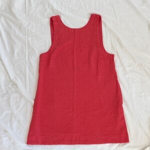 Free People Full Of Sunshine Cotton-Linen Mini Dress Coral Sz S